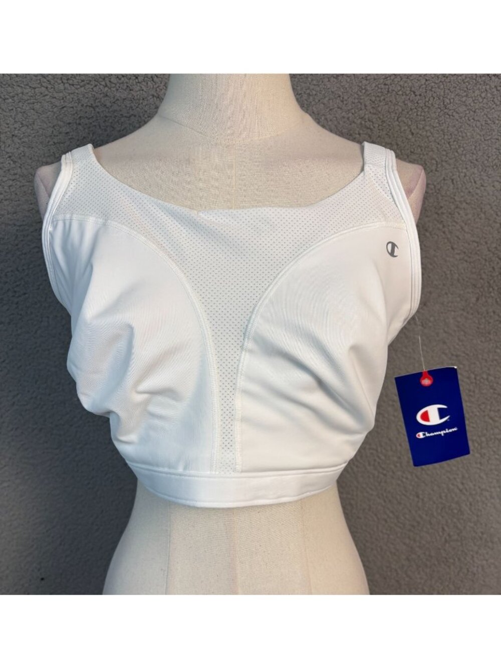 Champion Women's Spot Comfort Full Support Sport Bra White Size 42DDD NWT's